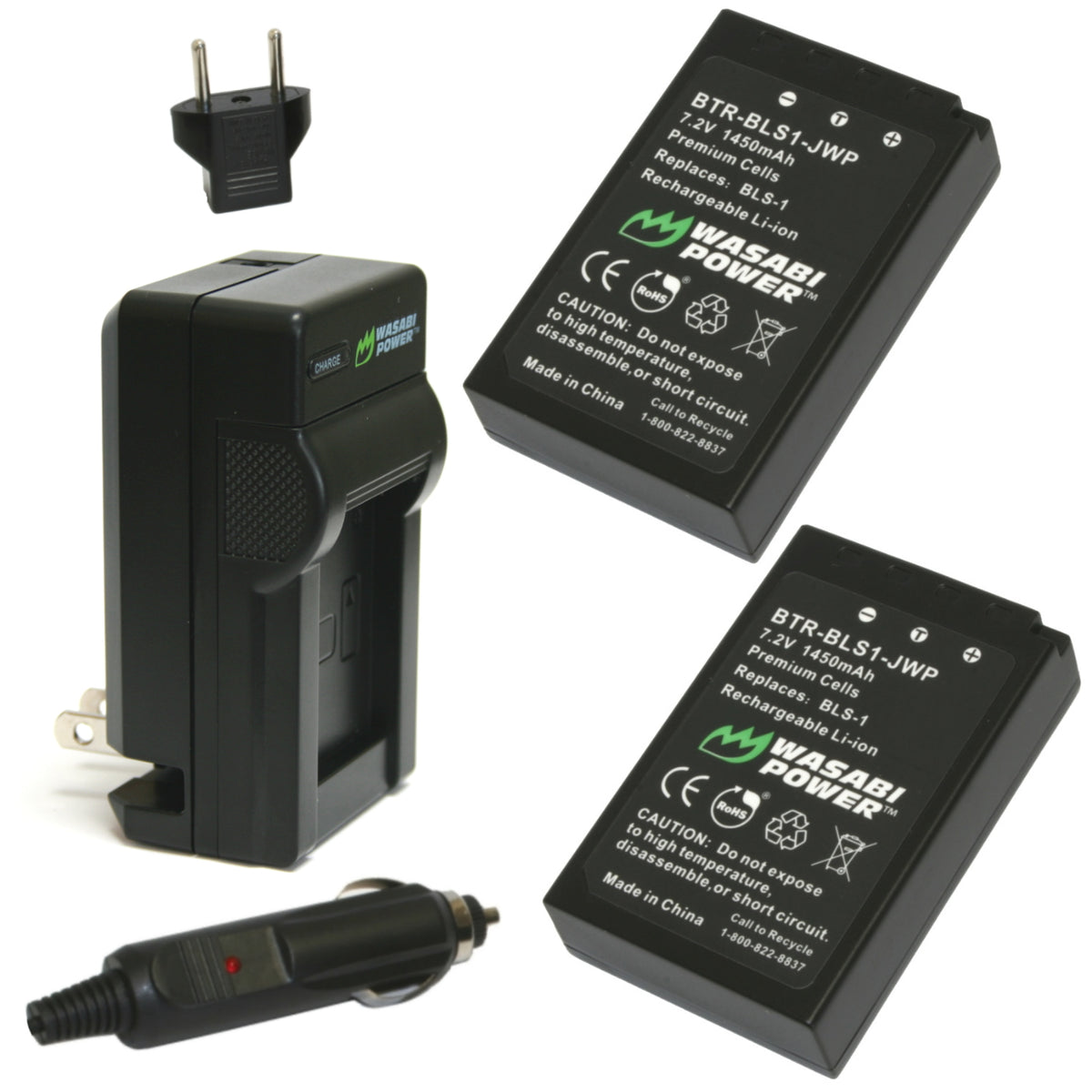 Olympus BLS-1, BLS-5, BLS-50, PS-BLS1, PS-BLS5 Battery (2-Pack