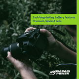Nikon EN-EL14, EN-EL14a Battery (2-Pack) by Wasabi Power