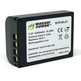 Olympus BLX-1 Battery (2-Pack) by Wasabi Power