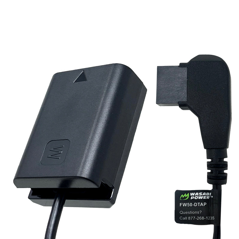 Sony NP-FW50 Coupler with D-Tap Input by Wasabi Power