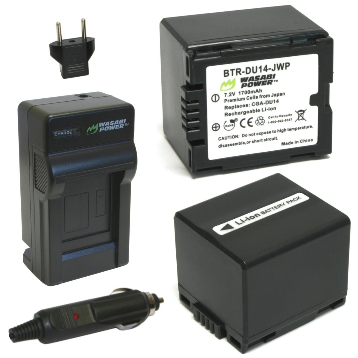 Panasonic CGA-DU12, CGA-DU14, VW-VBD120, VW-VBD140 Battery (2-Pack