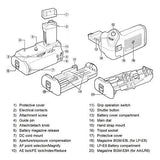 Canon BG-E8 for Canon LP-E8 Battery Grip by Wasabi Power
