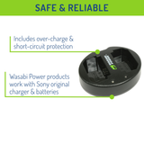 Sony NP-FZ100, BC-QZ1 Dual Charger by Wasabi Power