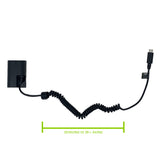 Canon LP-E6 DC Coupler with USB-C Input by Wasabi Power