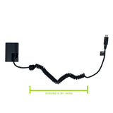 Canon LP-E6 DC Coupler with USB-C Input by Wasabi Power