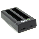 Insta360 X4 Dual USB-C Battery Charger by Wasabi Power