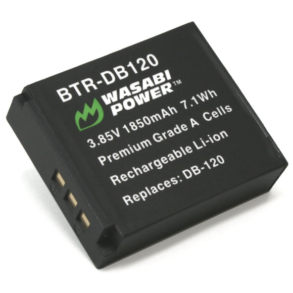 Ricoh DB-120 Battery by Wasabi Power