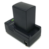 Canon BP-827 Battery (2-Pack) and Charger by Wasabi Power