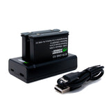 Insta360 X3 Dual USB Battery Charger by Wasabi Power