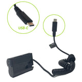 Nikon EN-EL15 DC Coupler with USB-C Input for by Wasabi Power