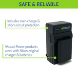 Nikon EN-EL25, EN-EL25a Battery (2-Pack) and Charger by Wasabi Power