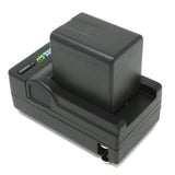 Panasonic VW-VBT380 Battery (2-Pack) and Charger by Wasabi Power