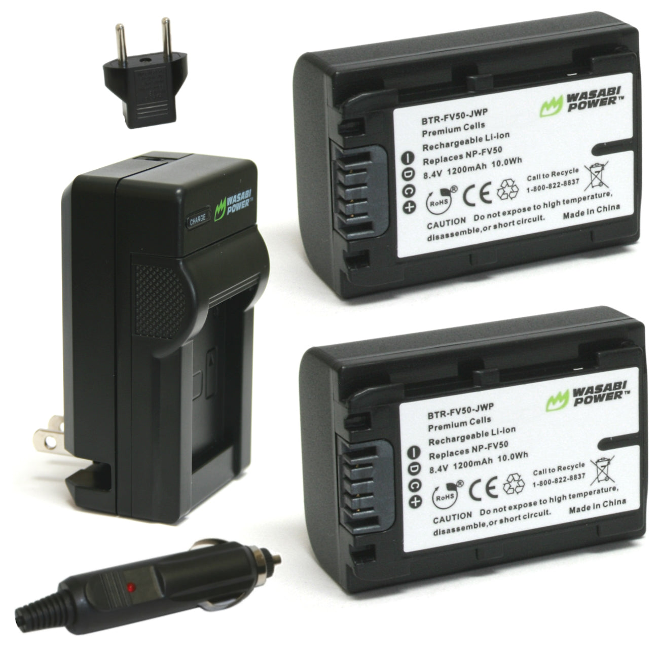 SONY NP-FV50 ２個 Sony NP-FV50, NP-FV70, NP-FV100 – Wasabi Power