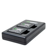 Ricoh DB-110 Battery (2-Pack) and USB-C Dual Charger by Wasabi Power