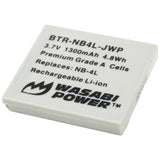 Canon NB-4L Battery (2-Pack) and Charger by Wasabi Power