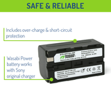 Sony NP-F750 Battery (2-Pack) by Wasabi Power