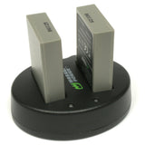 Olympus BLS-1, BLS-5, BLS-50, PS-BLS1, PS-BLS5, PS-BCS1, BCS-1, BCS-5 Dual Charger by Wasabi Power