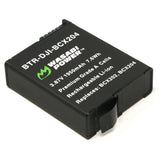 DJI BCX202, BCX204 OSMO Action Camera Battery (2-Pack) and Triple Charger by Wasabi Power