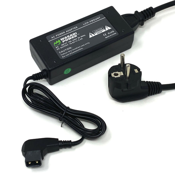 V-Mount and Gold Mount Charger with EU Cable by Wasabi Power
