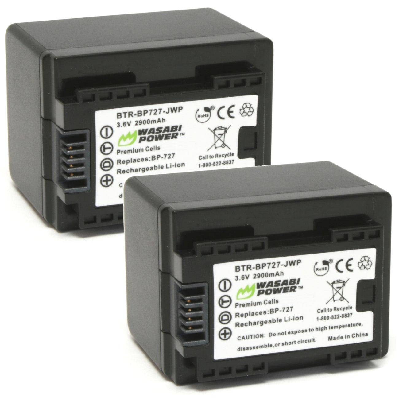 Canon BP-718, BP-727 – Wasabi Power