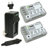 Olympus BLM-1, BLM-01, PS-BLM1 Battery (2-Pack) and Charger by Wasabi Power