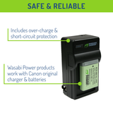 Canon NB-13L, NB-15L Battery (2-Pack) and Charger by Wasabi Power