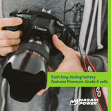 Canon NB-5L Battery (2-Pack) and Charger by Wasabi Power