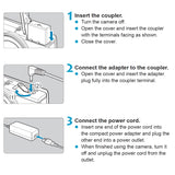 Canon LP-E12 AC Power Adapter Kit with DC Coupler for Canon ACK-E12, DR-E12, CA-PS700 by Wasabi Power