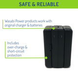 Insta360 ONE R, RS Battery (2-Pack) and Dual USB Charger by Wasabi Power