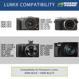 Panasonic DMW-BLE9, DMW-BLG10 Battery by Wasabi Power