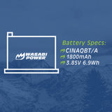 Insta360 X3 Battery (2-Pack) by Wasabi Power