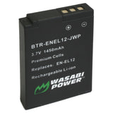 Nikon EN-EL12 Battery (2-Pack) and Dual Charger by Wasabi Power