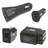GoPro HERO3, HERO3+ Dual Charger with US Plugs by Wasabi Power