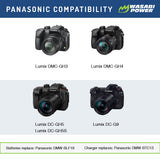 Panasonic DMW-BLF19 Battery (2-Pack) and Charger by Wasabi Power