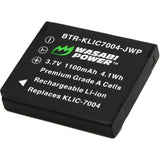 Pentax D-LI68, D-LI122 Battery (2-Pack) and Charger by Wasabi Power