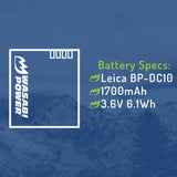 Leica BP-DC10 Battery by Wasabi Power