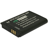 Samsung SLB-1137D Battery (2-Pack) and Charger by Wasabi Power
