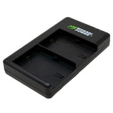Canon LP-E6, LP-E6N, LP-E6NH, LP-E6P USB-C Dual Battery Charger by Wasabi Power