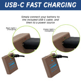 Nikon EN-EL14, EN-EL14a Battery with USB Fast Charging by Wasabi Power