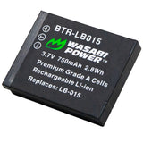 Kodak LB-015 Battery (2-Pack) and Dual Charger by Wasabi Power