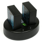 Fujifilm NP-W126, NP-W126S Battery (2-Pack) and Dual Charger by Wasabi Power