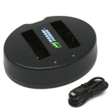 Ricoh Caplio DB-60 Battery (2-Pack) and Dual Charger by Wasabi Power
