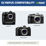 Olympus BLH-1 DC Coupler with AC Power Adapter by Wasabi Power