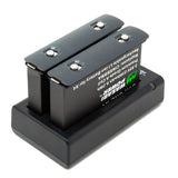 Insta360 X4 Battery (2-Pack) and Dual USB-C Charger by Wasabi Power