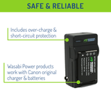 Fujifilm NP-95 Battery (2-Pack) and Charger by Wasabi Power