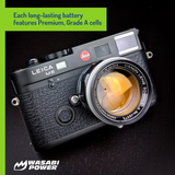 Leica BP-DC12, 18729 Battery (3-Pack) and Dual Charger (Not Fully Decoded) by Wasabi Power