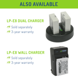Canon LP-E8 Battery (2-Pack) by Wasabi Power