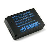 Canon LP-E12 Battery (2-Pack) by Wasabi Power