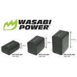 Sony NP-FV30, NP-FV40, NP-FV50 Battery (2-Pack) and Charger by Wasabi Power