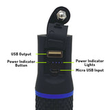 CLUTCH Power Bank Hand Grip for GoPro Cameras, Action Cameras, and Smartphones by Wasabi Power